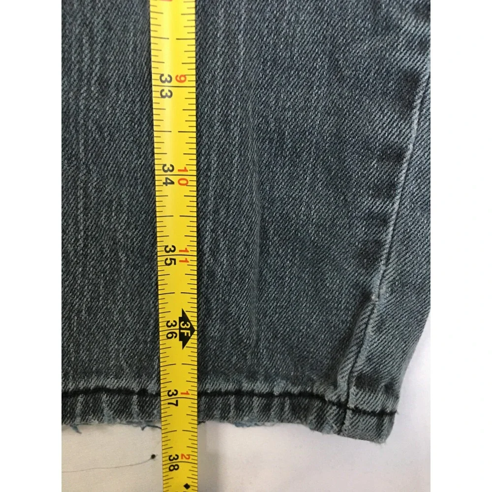 Levis 511 Skinny Jeans Mens Gray Faded Distressed Denim Pants